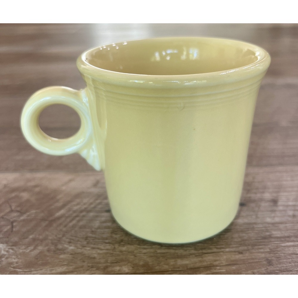 Fiesta Fiestaware Ring Handle Coffee Cup Mug HLC Yellow